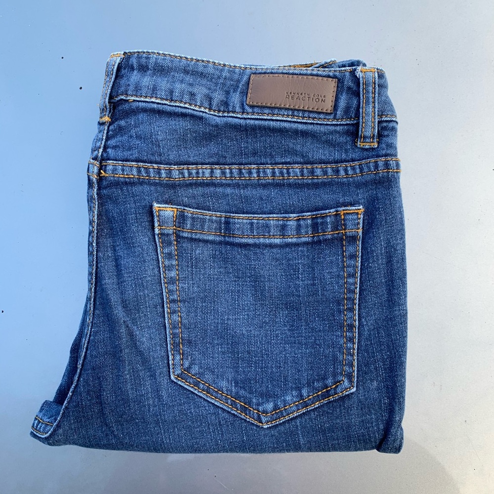 Kenneth Cole Skinny Mini Boot Jeans Size 6 - Picture 1 of 7